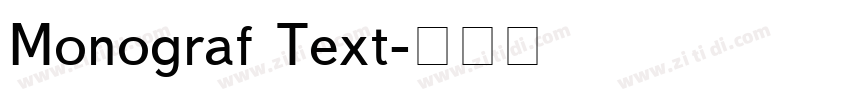 Monograf Text字体转换